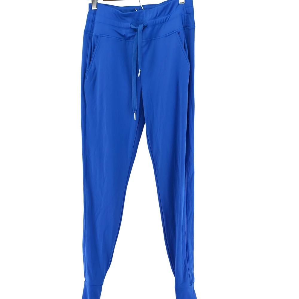 Halara Jogger Pants Womens Medium Royal Blue High Waisted Drawstring Athletic